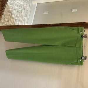 Kelly Green Veronica Beard capri pants
